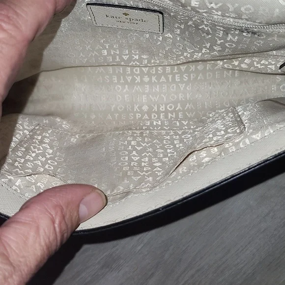 Kate Spade Black and Cream Crossbody Bag - Picture 4 of 10